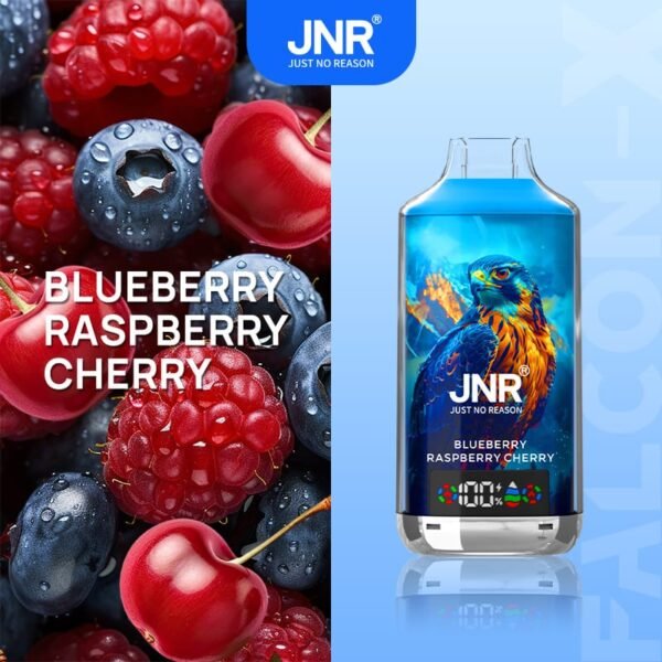JNR Disposable Vape Blueberry Raspberry Cherry